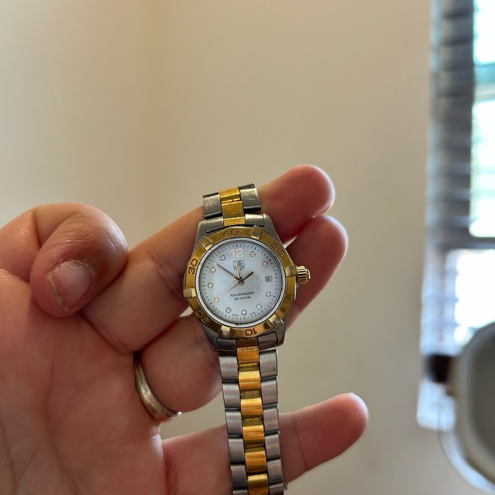 Tag Heure Gold and Silver Watch women’s